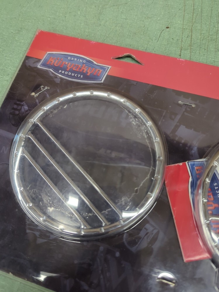 Kuryakyn 3793 Deco Speaker Grills For Harley Davidson