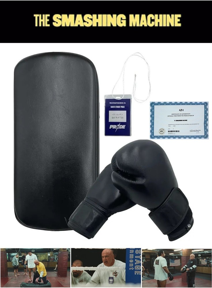 THE SMASHING MACHINE: Bas Rutten UFC HOF Screen Props Studio COA