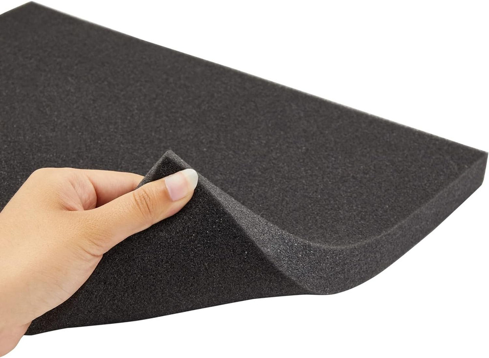 2-Pack Packing Foam Sheets - 16X12X1 Customizable Polyurethane Insert Pads for T