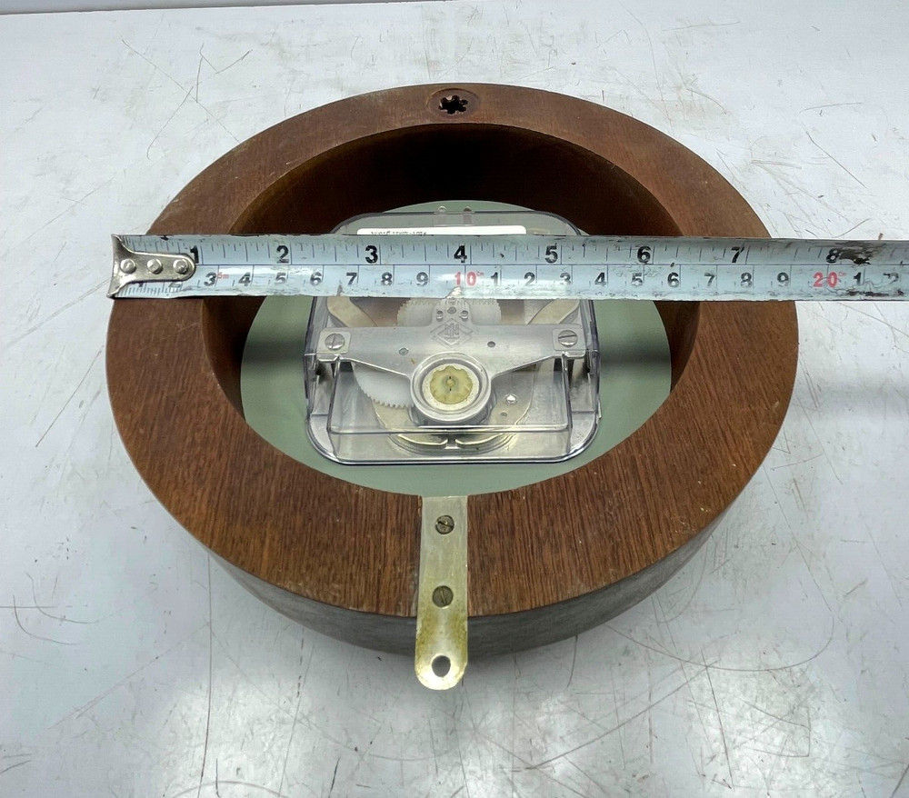 Wempe Ship's Analog Clock Chronometerwer Multiuse Highest Quality Range 12/24VDC