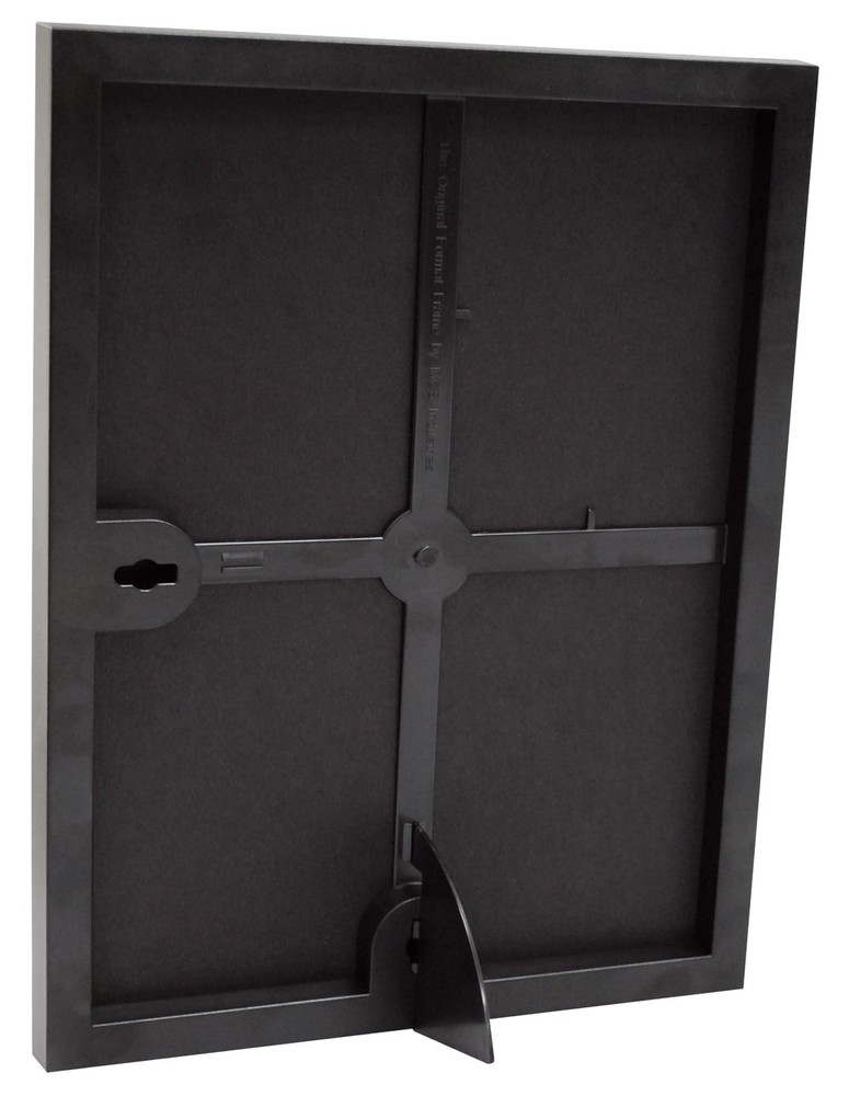 Mainstass 8.5x11 Front Loading Document Picture Frames, Black