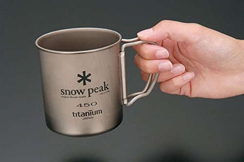 Snow Peak Titanium Single 600 Wall Cup - 600 ml