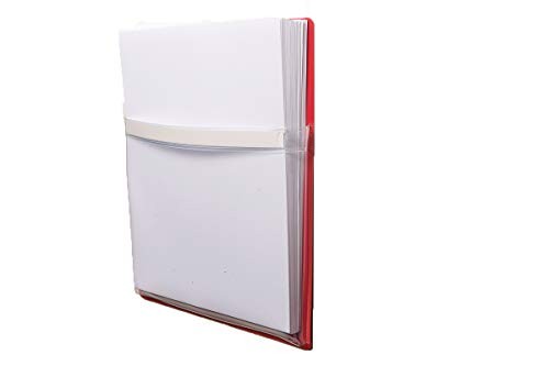 Kitchen 4 Pack Assorted Color Magnetic Pockets Durable Clear Label Holders