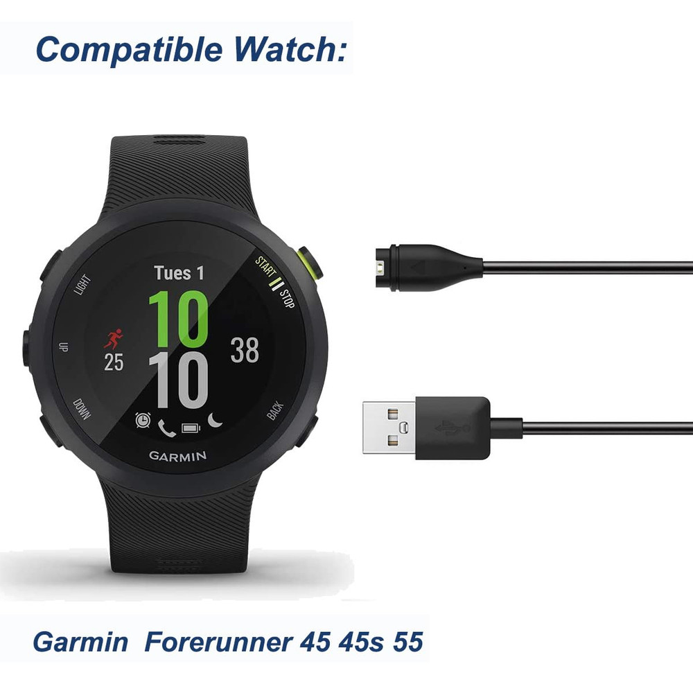 Charger for Garmin Forerunner 55/Forerunner 45, Replacement Charging Cable for G