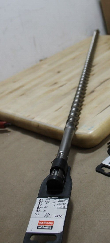 36" Concrete Bit SDS Max Quad Carbide Tip  7/8"