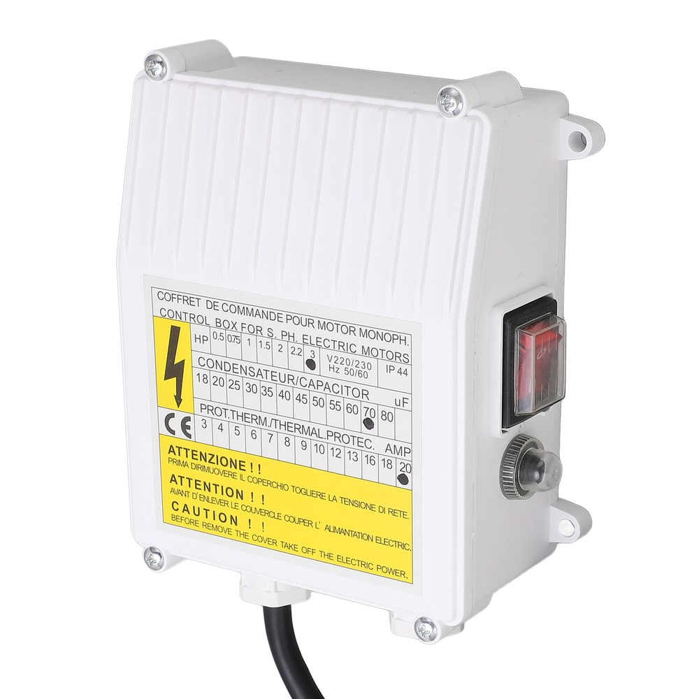 Deep Well Pump Control Box Household 3.0 Submersible Switch Controller 2.2