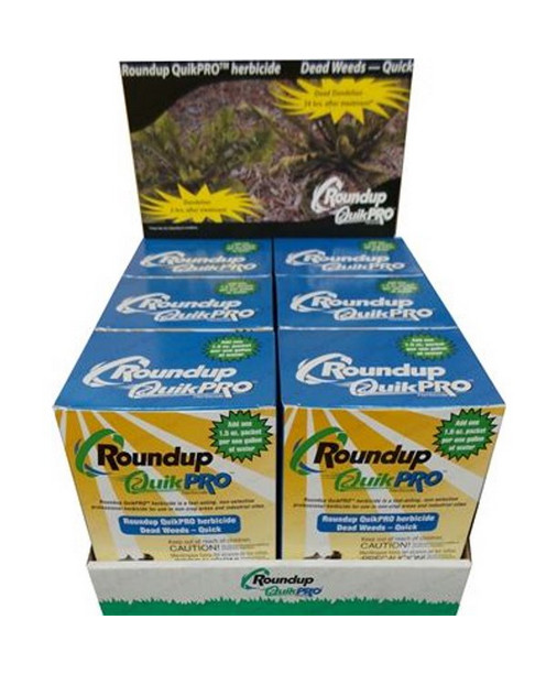 Case Roundup QuikPro Weed Killer Herbicide 30 Packets