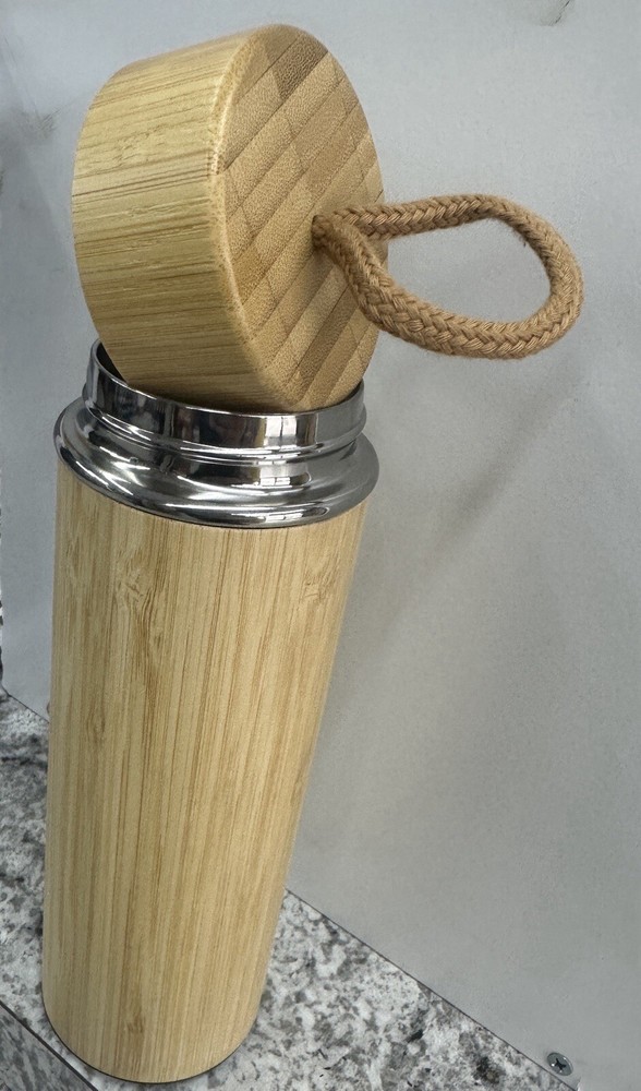 Bamboo Cover with rope/ 450ML
