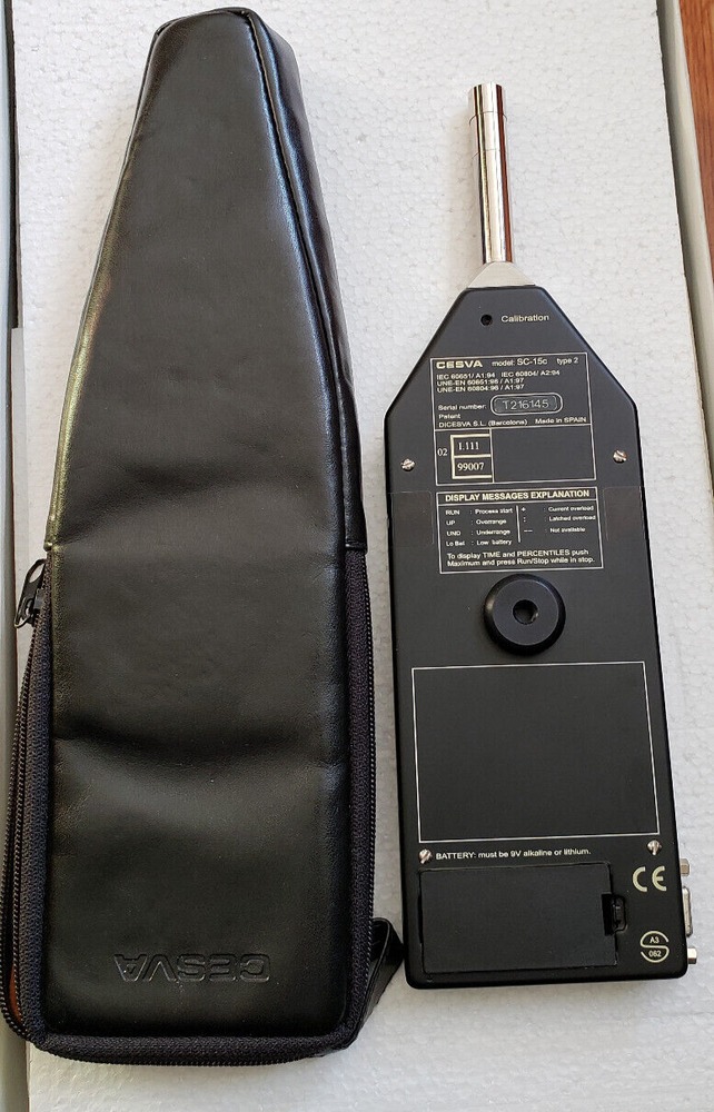 CESVA SOUND LEVEL METER MODEL SC-15c B & K RION
