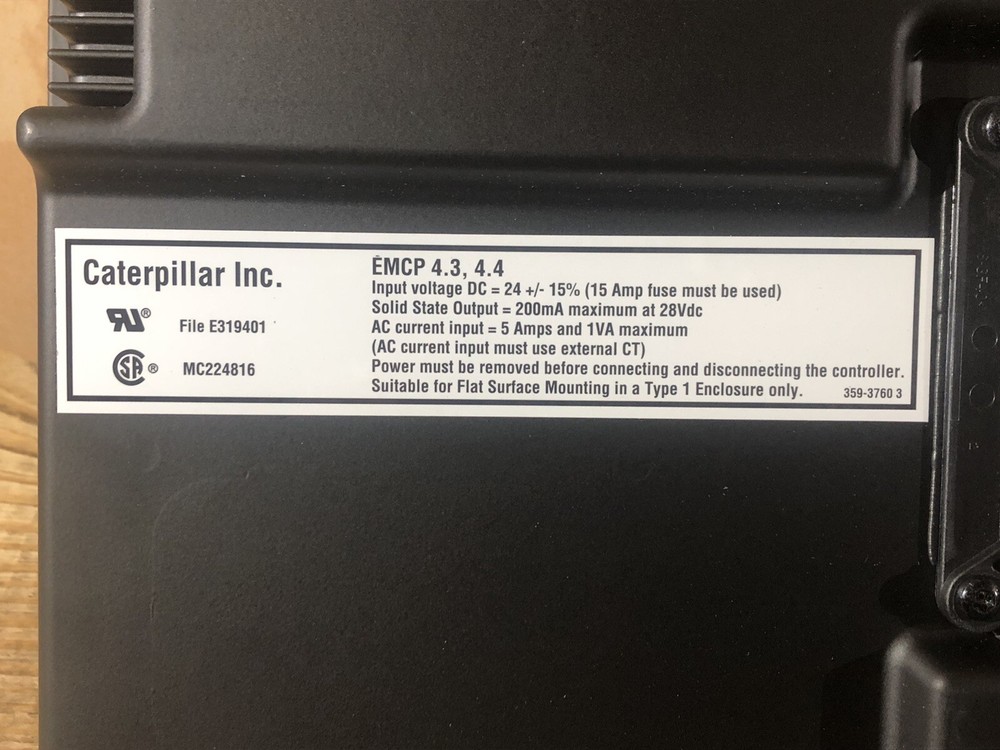 New Caterpillar 503-4406 EMCP 4.3 Control Panel EMCP