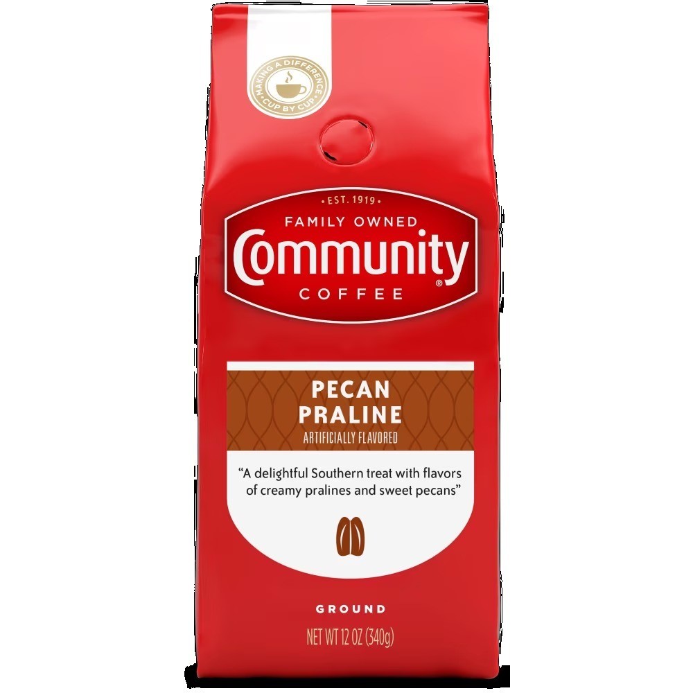 Pecan Praline Medium Roast Ground 12 oz Gable Top