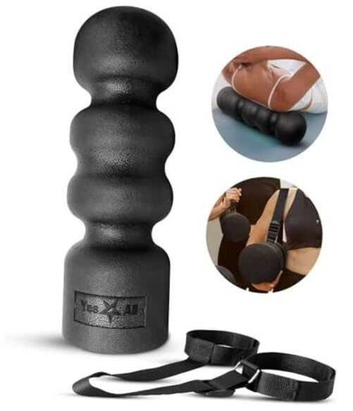 EPP Wave Exercise Foam Roller, High Density Foam Roller for Mobilizing Back,
