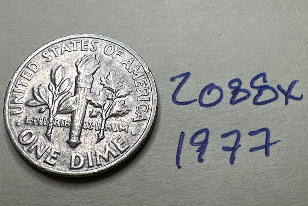 1977 Roosevelt Dime nice 10C 2088X