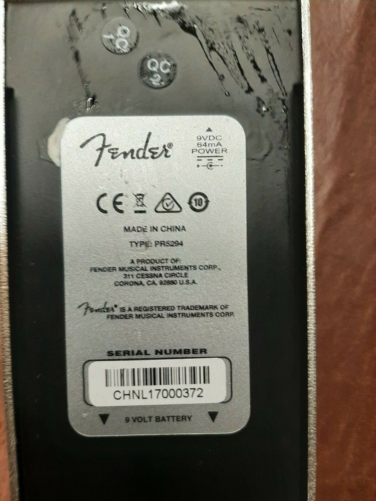 fender level set buffer pedal