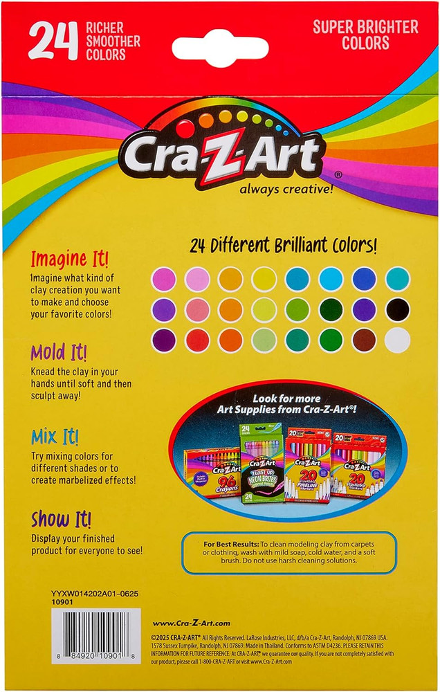 Modeling Clay, 17.5 Oz, 24 Count