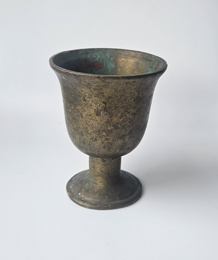 Antique Heavy 5" Brass Mortar 1.3kg