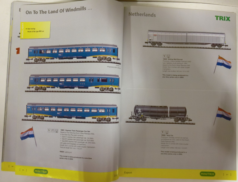 Trix Trains New Items 2002 Catalog