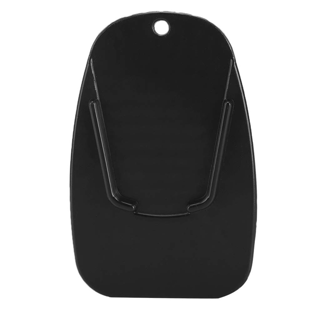 Kickstand Pad, Black Universal Motorcycle Pad Side normal,