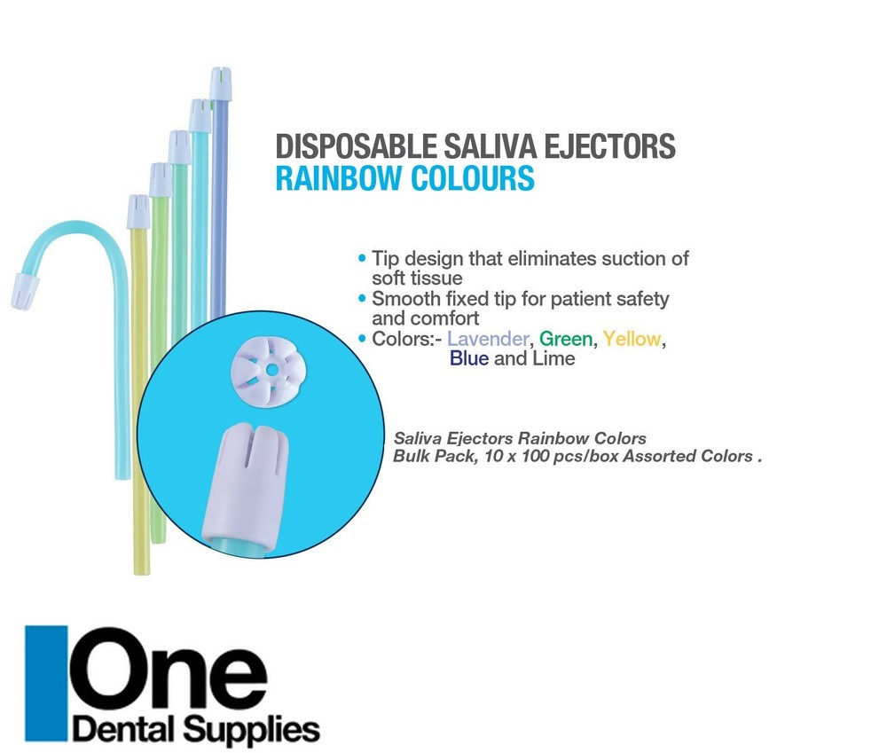 Dental Disposable Saliva Ejectors 500pcs