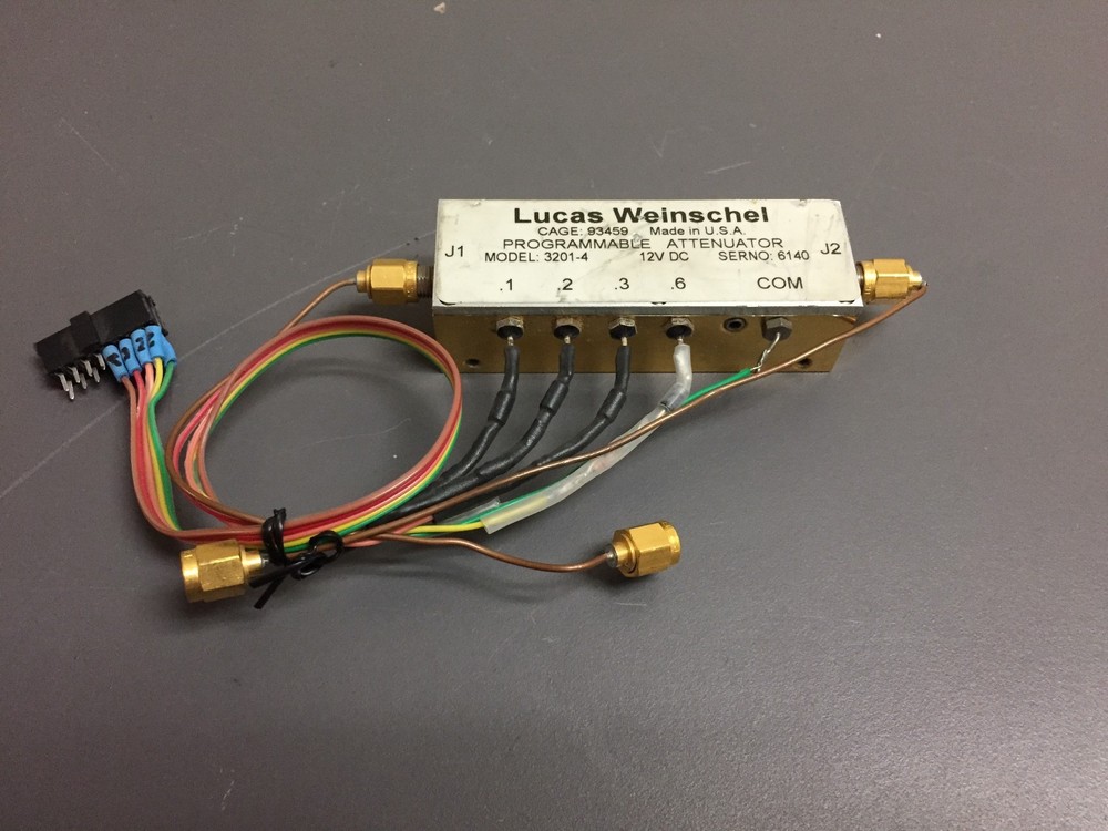 Lucas Weinschel 3201-4 Programmable Attenuator, 12V DC