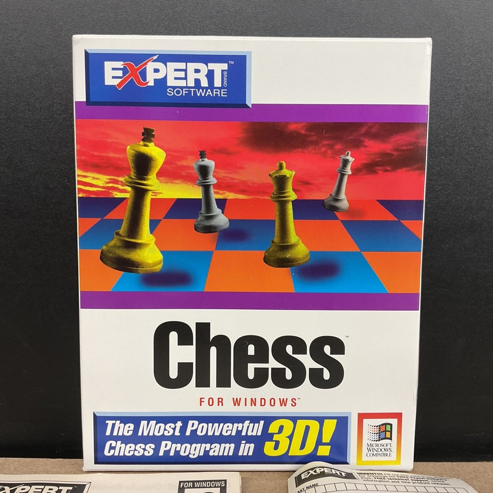 Expert Software Chess For Windows DOS IBM 3.5” Disks Vintage Computing
