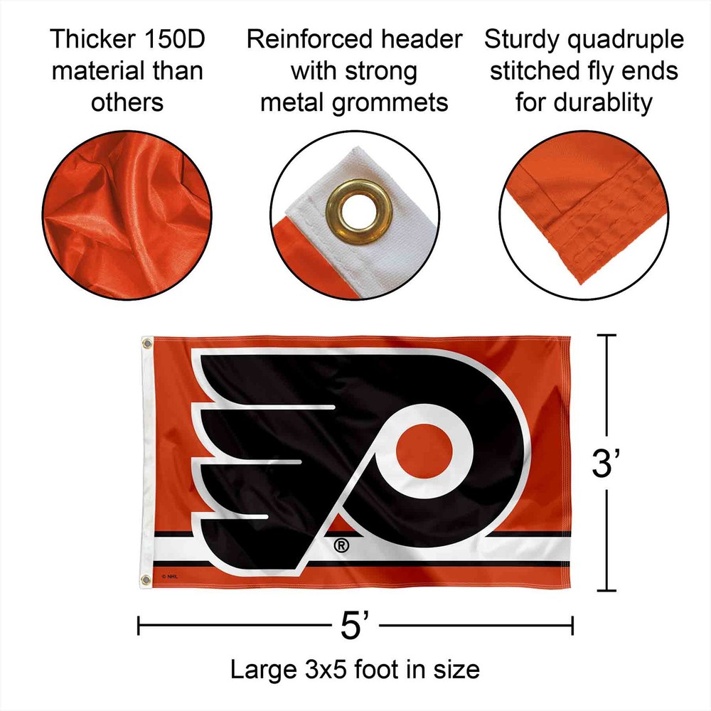 Philadelphia Flyers Stripe Flag