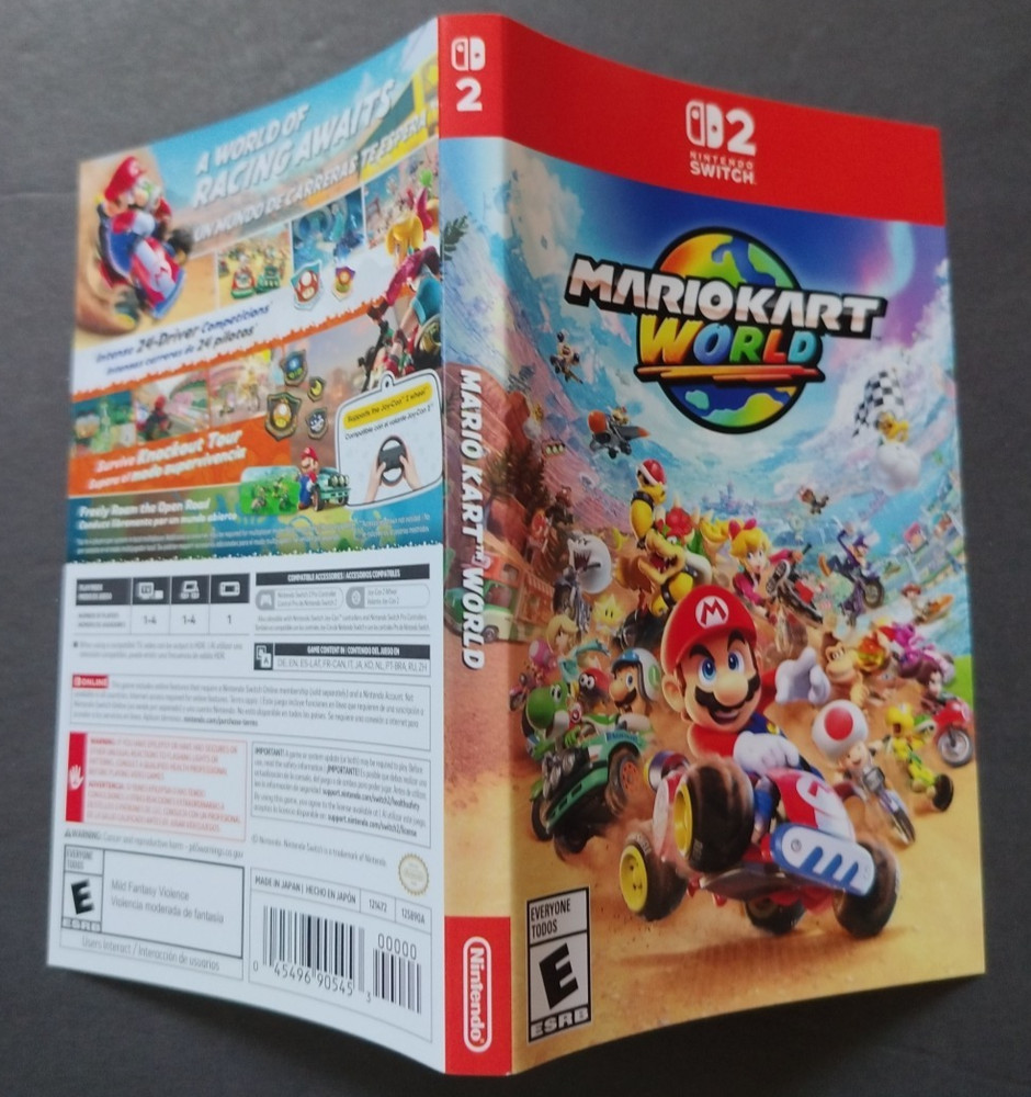 Original Box Case Replacement Nintendo Switch 2 for Mario Kart World