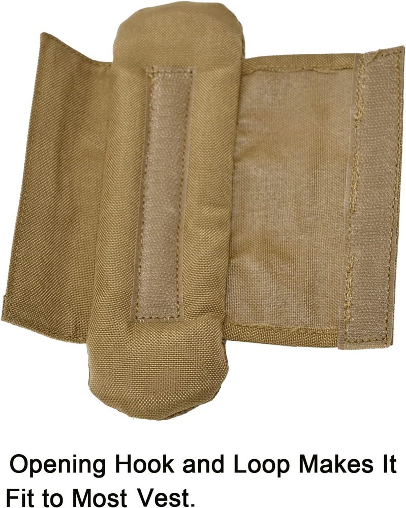 2x Khaki Shoulder Strap Pad Vest Shoulder Strap Pads Backpack Strap Pads Fit 2''