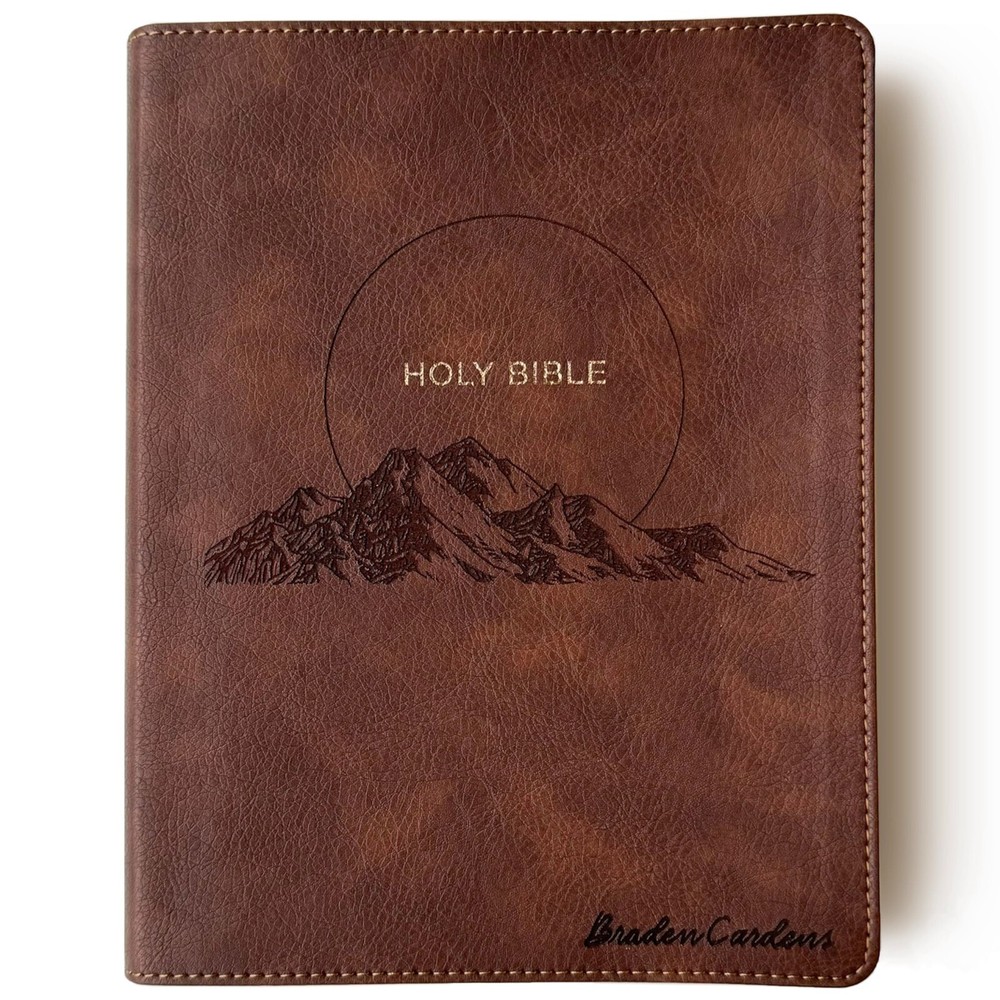NKJV Journaling Bible - Mountain Range - Personalized