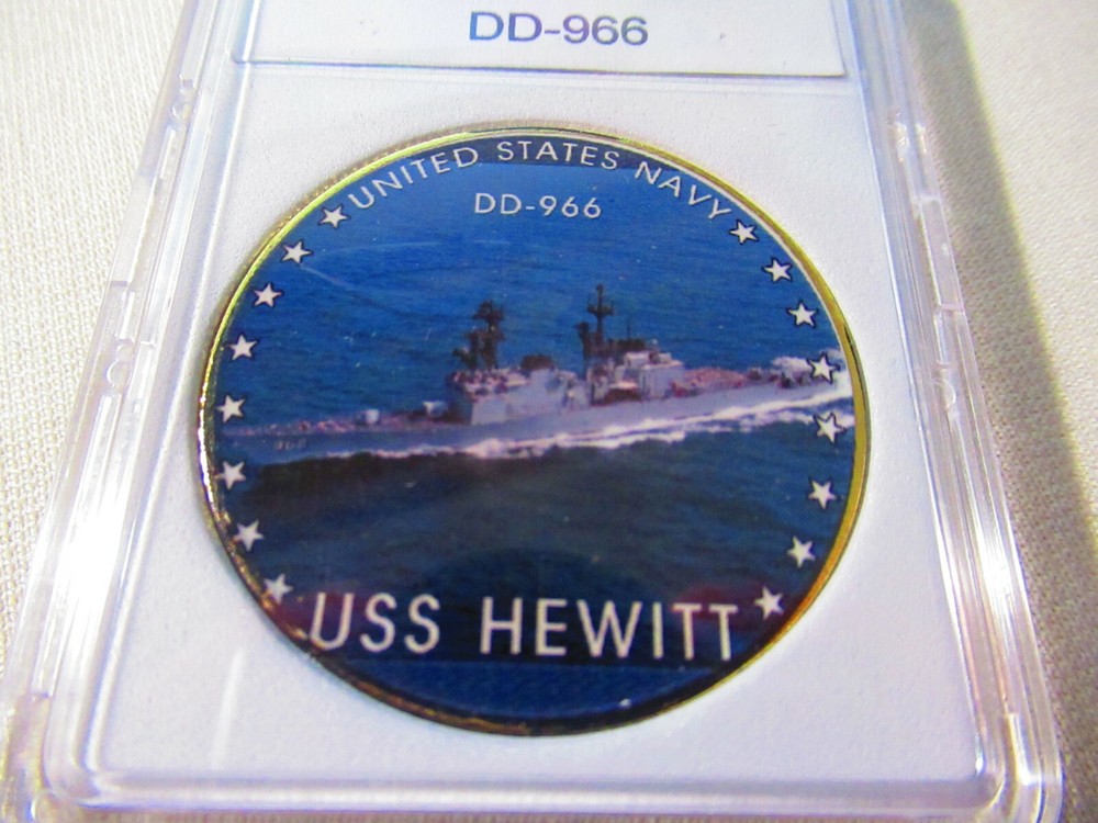 US NAVY - USS Hewitt (DD-966) Challenge Coin