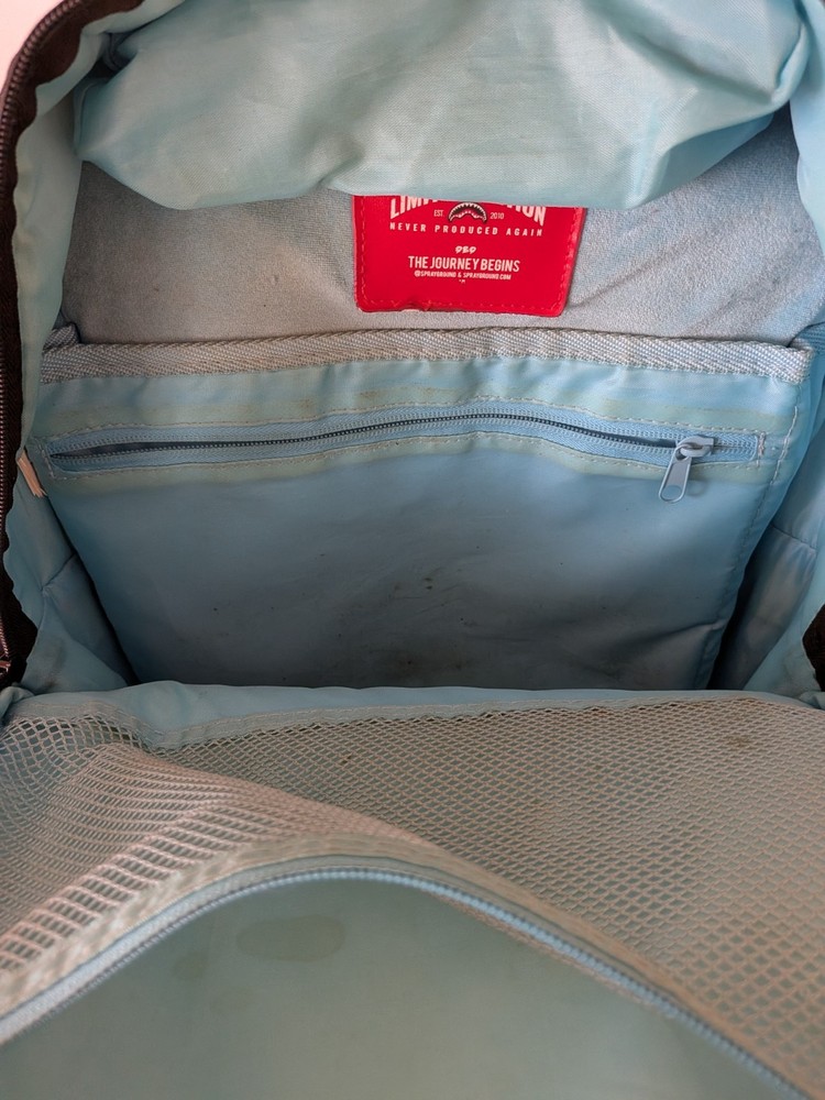 Sprayground Java Shark Jazz Cup Backpack 2018 Release Limited Edition Flawed