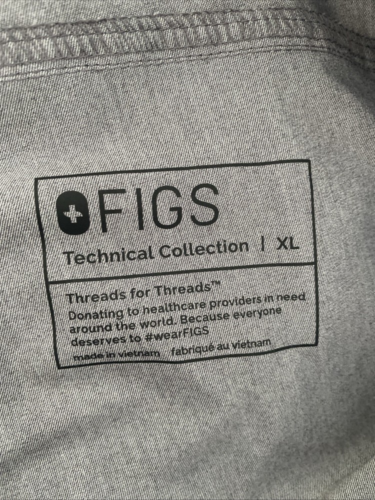 FIG GREY SCRUBS PAIR in great condition size XL