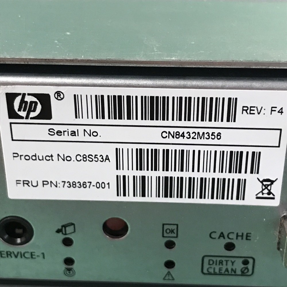 HP C8S55A MSA 2040 SAS DC SFF STORAGE ARRAY w/ 2 C8S53A Controllers