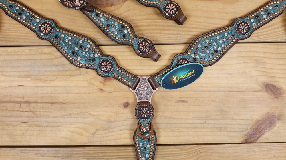 Headstall & Breast Collar Tack Set for Horse