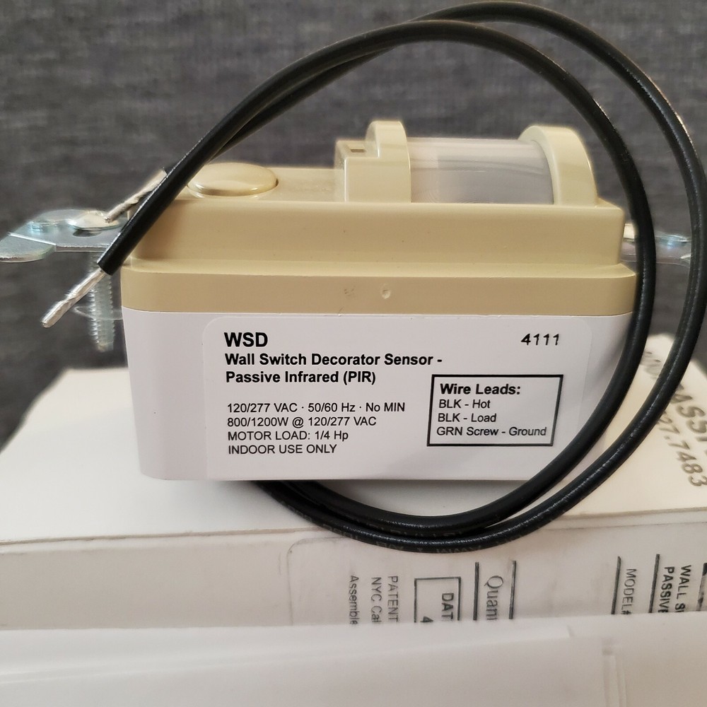 Sensor switch, wall switch occupancy sensor 184CHK .