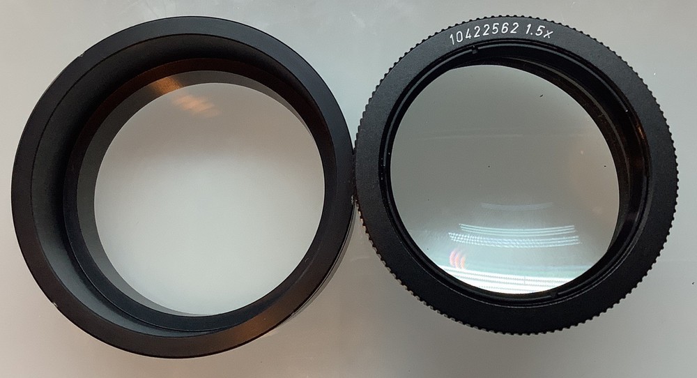 LEICA 1.5x OBJECTIVE LENS 50mm Thread Diameter