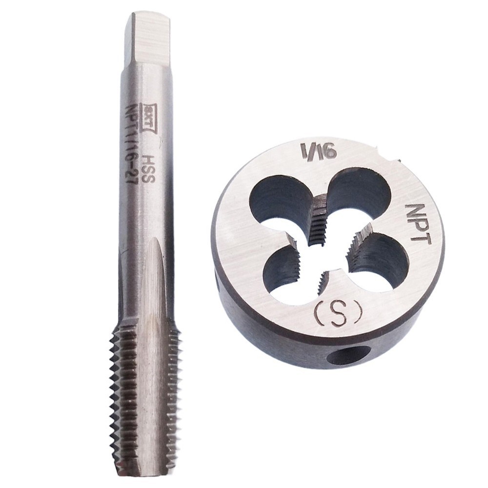 Efficient HSS 1/16 27 NPT Tap & Die Set Offers Efficient Thread Creation