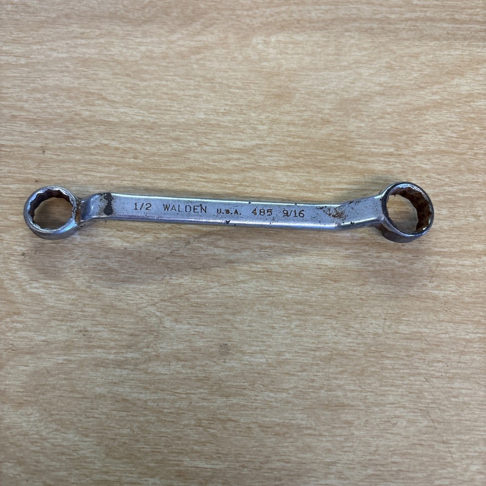 Walden Tools USA 1/2-9/16 Double Offset Box End Wrench