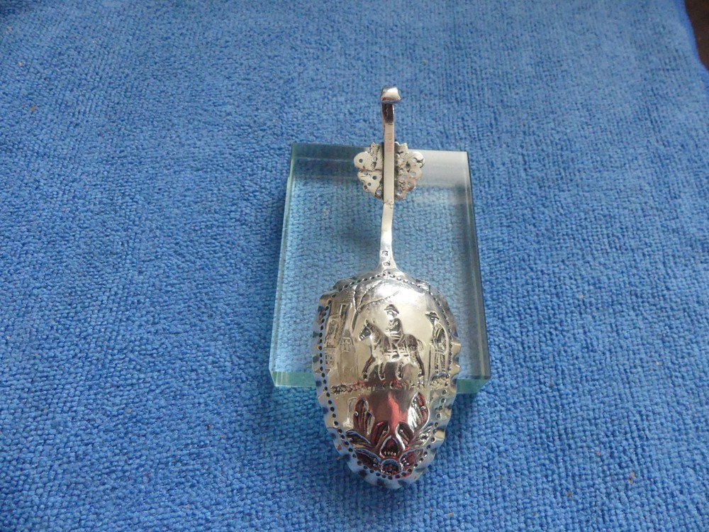 1826 Dutch Silver Caddy Spoon Pennigen Mark 10