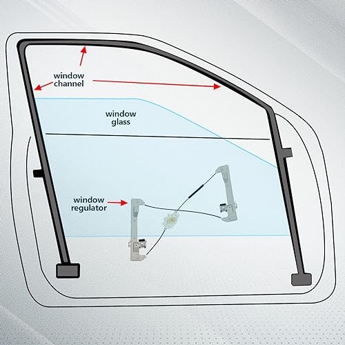 Power Window Regulator Driver Side Front Left 2006-2012 for Ford for Fusion