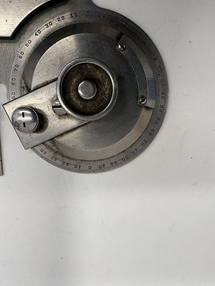 Brown And Sharpe Bevel Protractor