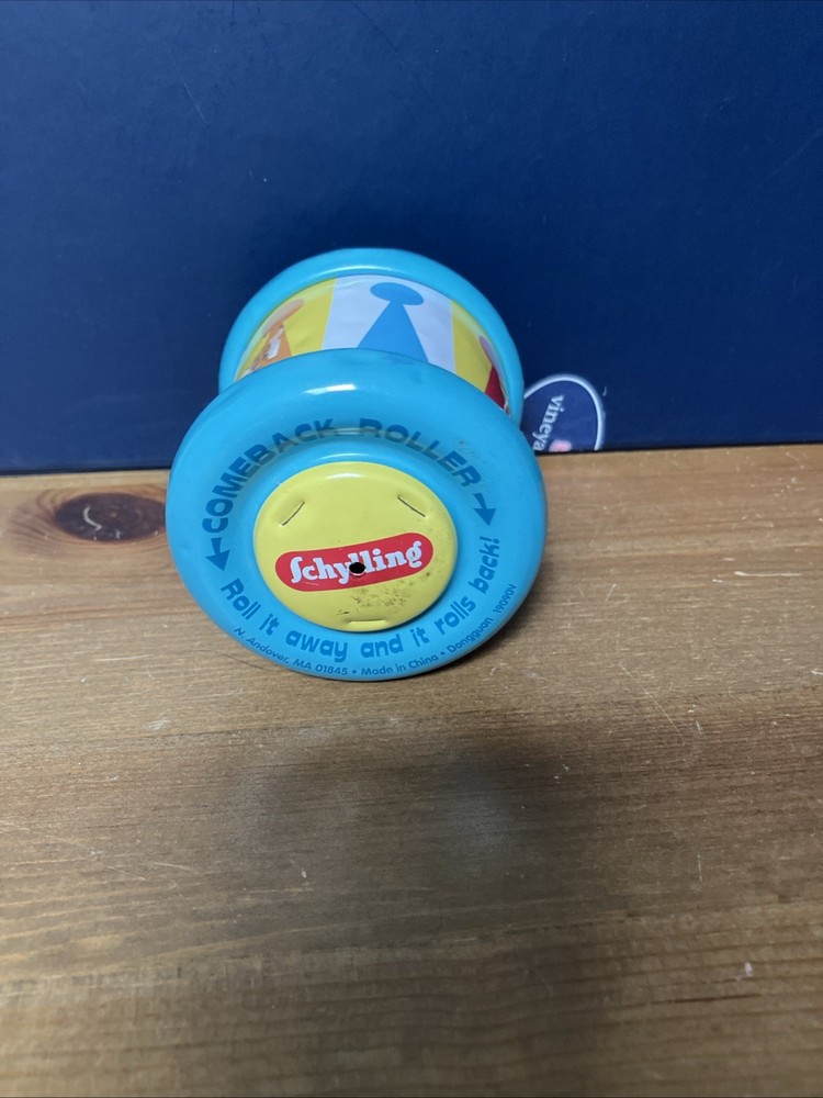 Schylling Comeback Roller Toy Blue Baby Einstein READ