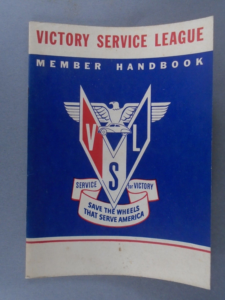 WWII home front Victory Service League Member Handbook