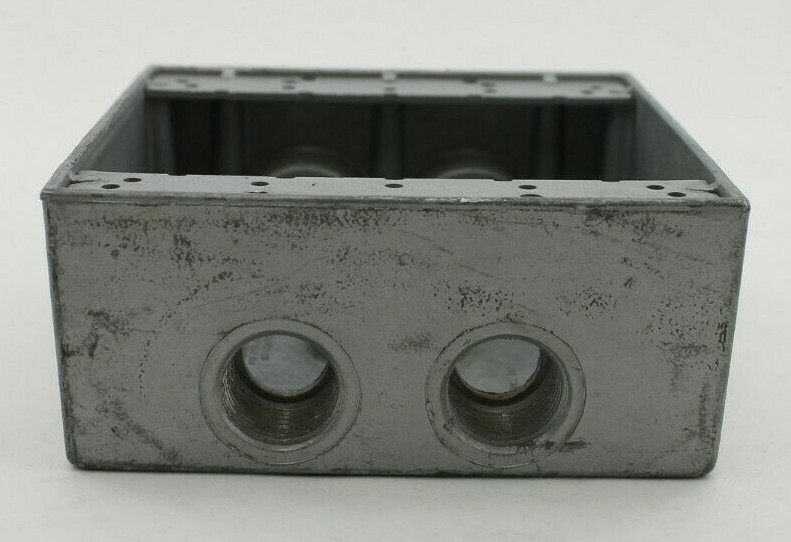 Bell 122-224 2-Gang Outlet Box