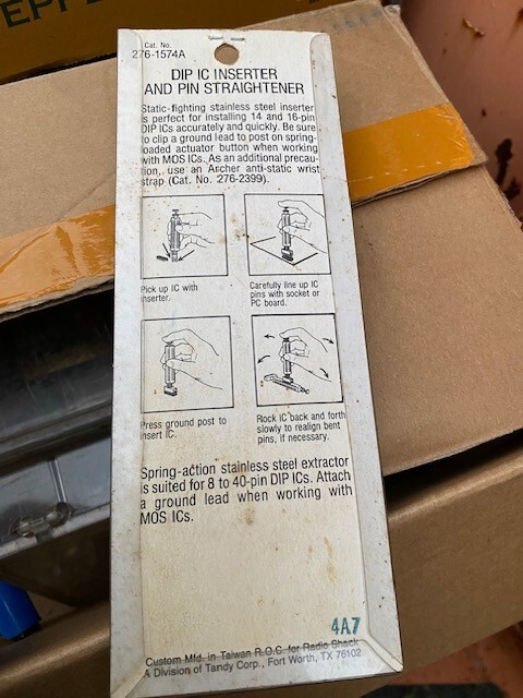 276-1574A ARCHERS IC INSERT & EXTRACTOR SET