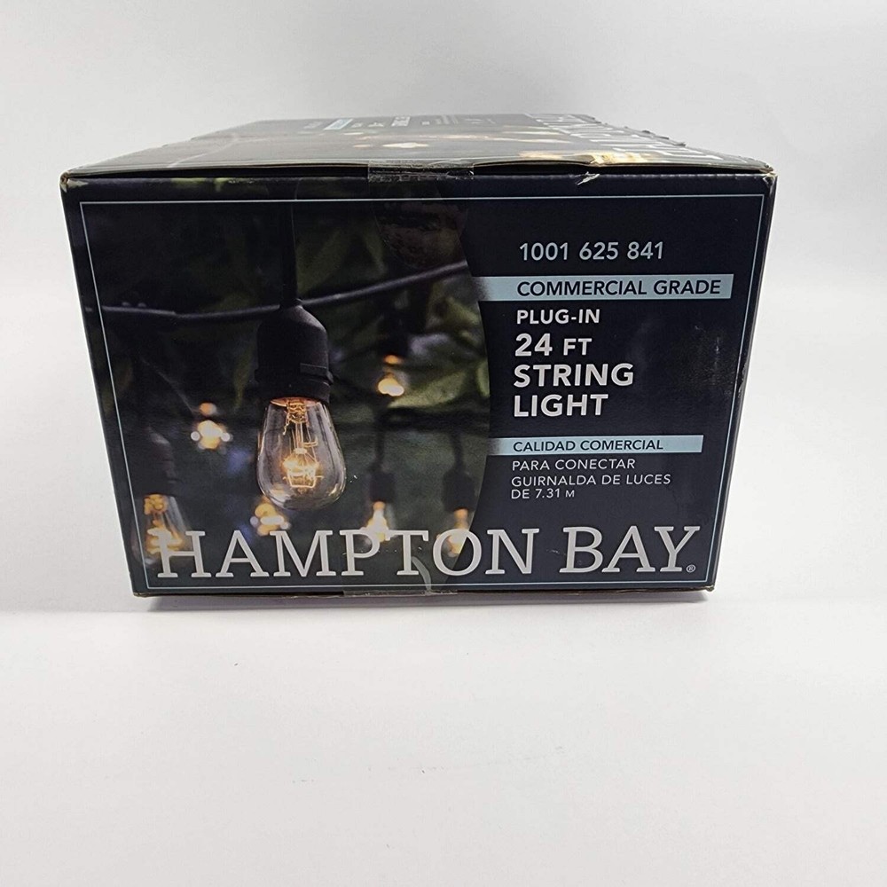 New Hampton Bay Plug In 24 ft string light 142C-24-12