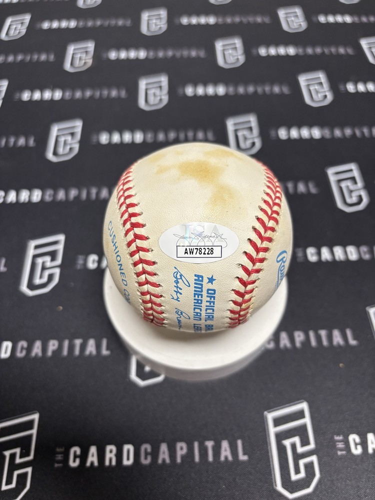 Bob Lemon Signed Official Major League Baseball JSA "HOF 76"