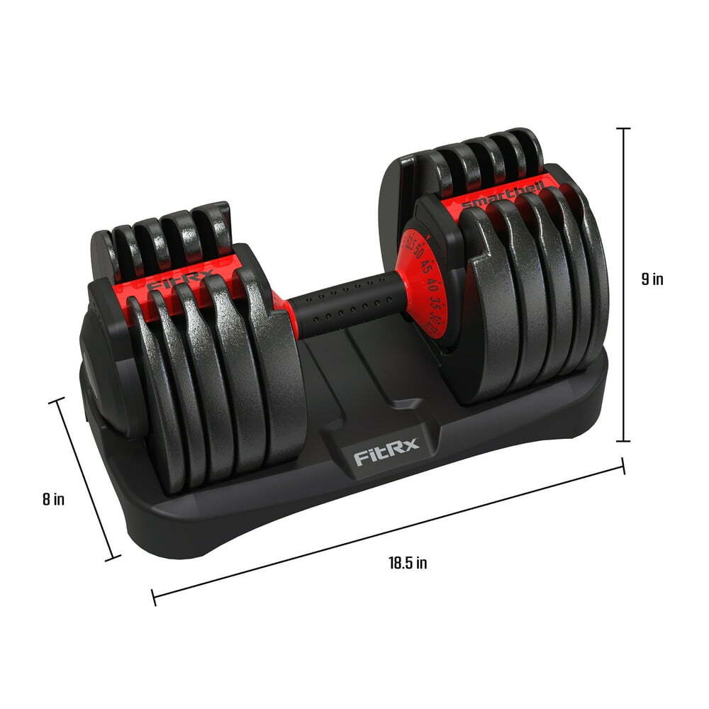 Adjustable Dumbbell Weights Set 5-52.5 Lbs Quick-Select Weight Training Rack Set