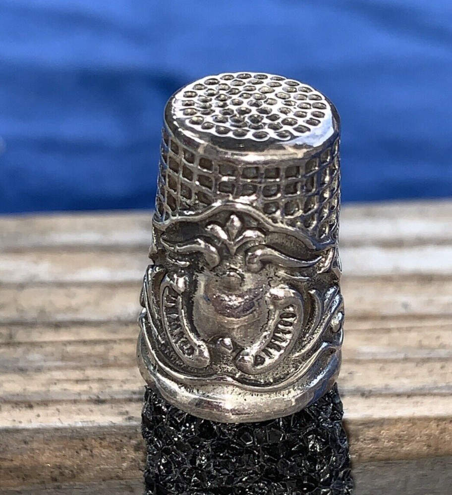 Vintage Sterling Silver  Thimble