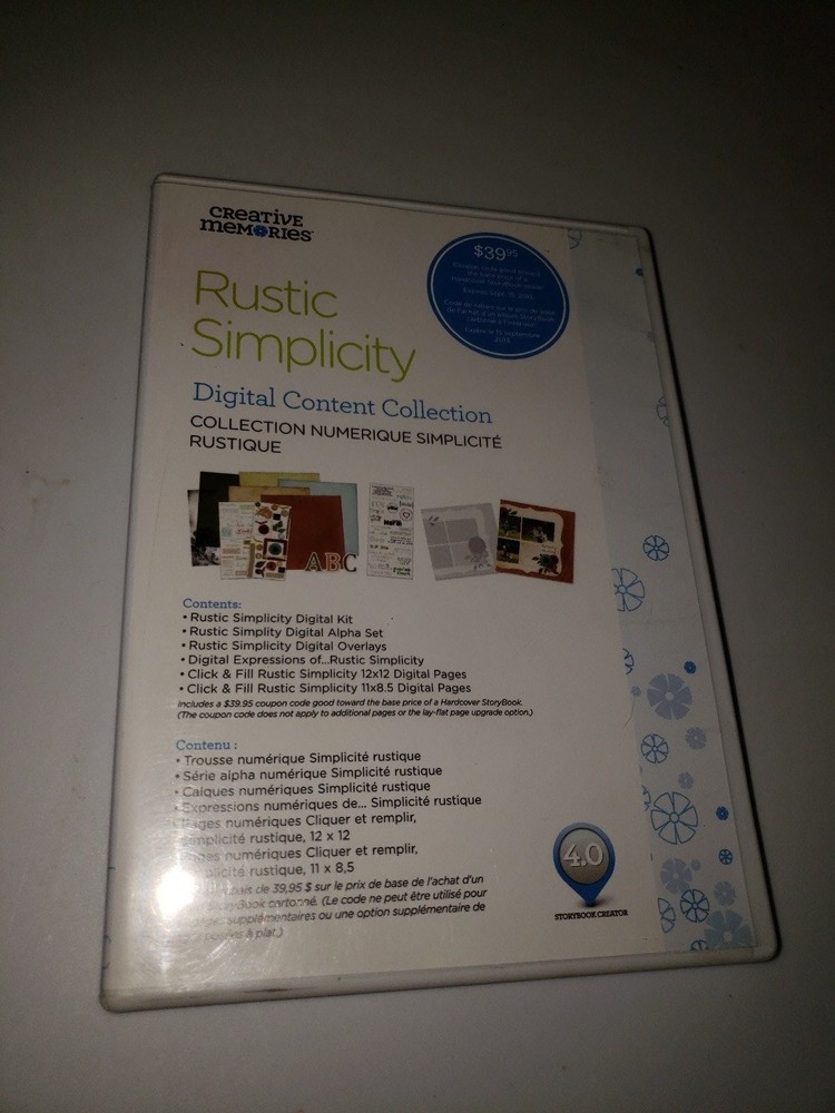 Storybook Creator 4.0 Rustic Simplicity Content Collection